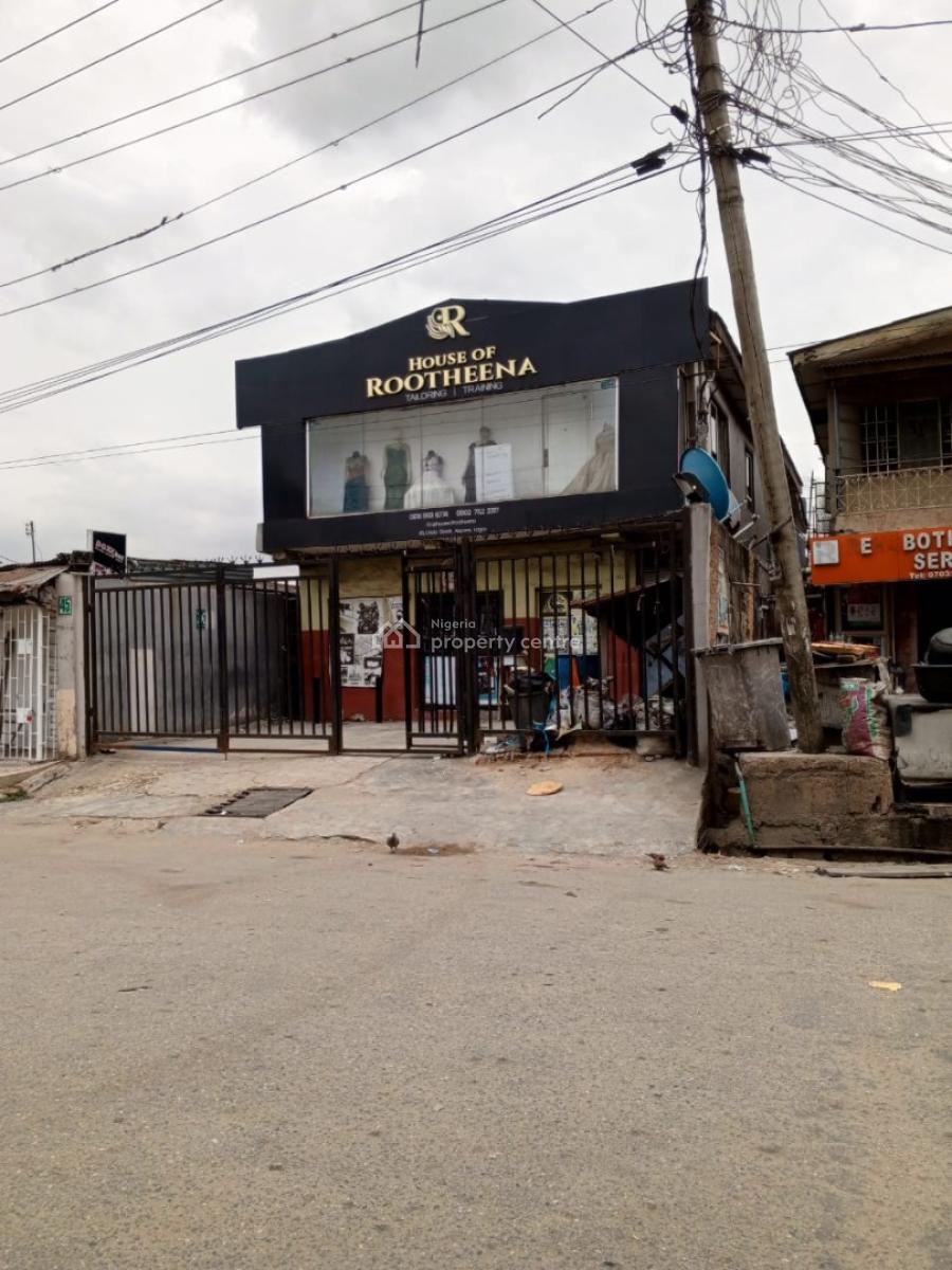 a Well Structured Storey Building Comprising, Ori Ola Road, Alapere, Ketu, Lagos, Commercial Property for Sale