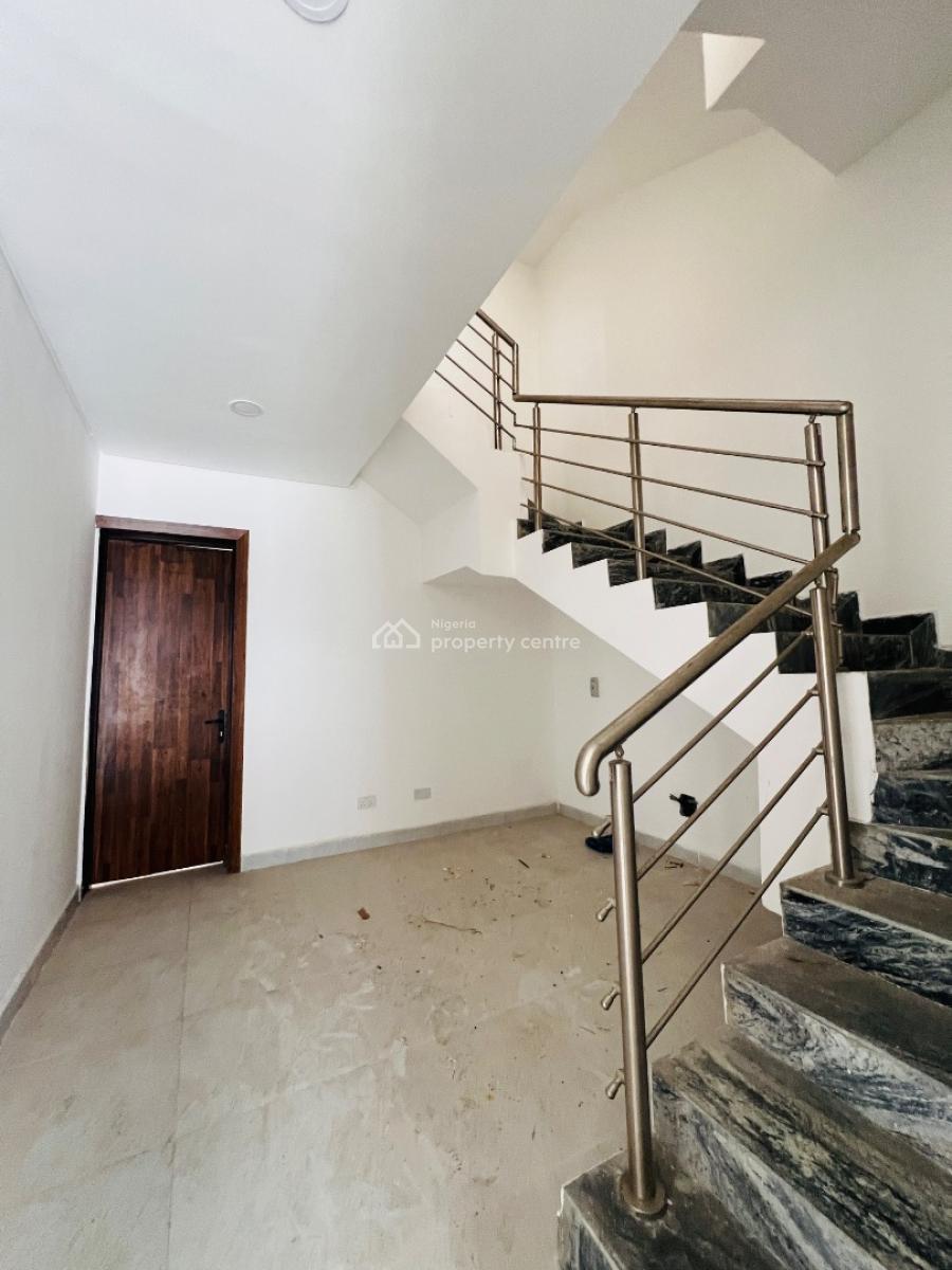 4 Bedroom Semi Detached Duplex in a Beautiful Estate with 24hrs Light, Twin Lake Estate, Chevron, Igbo Efon, Lekki, Lagos, Semi-detached Duplex for Rent
