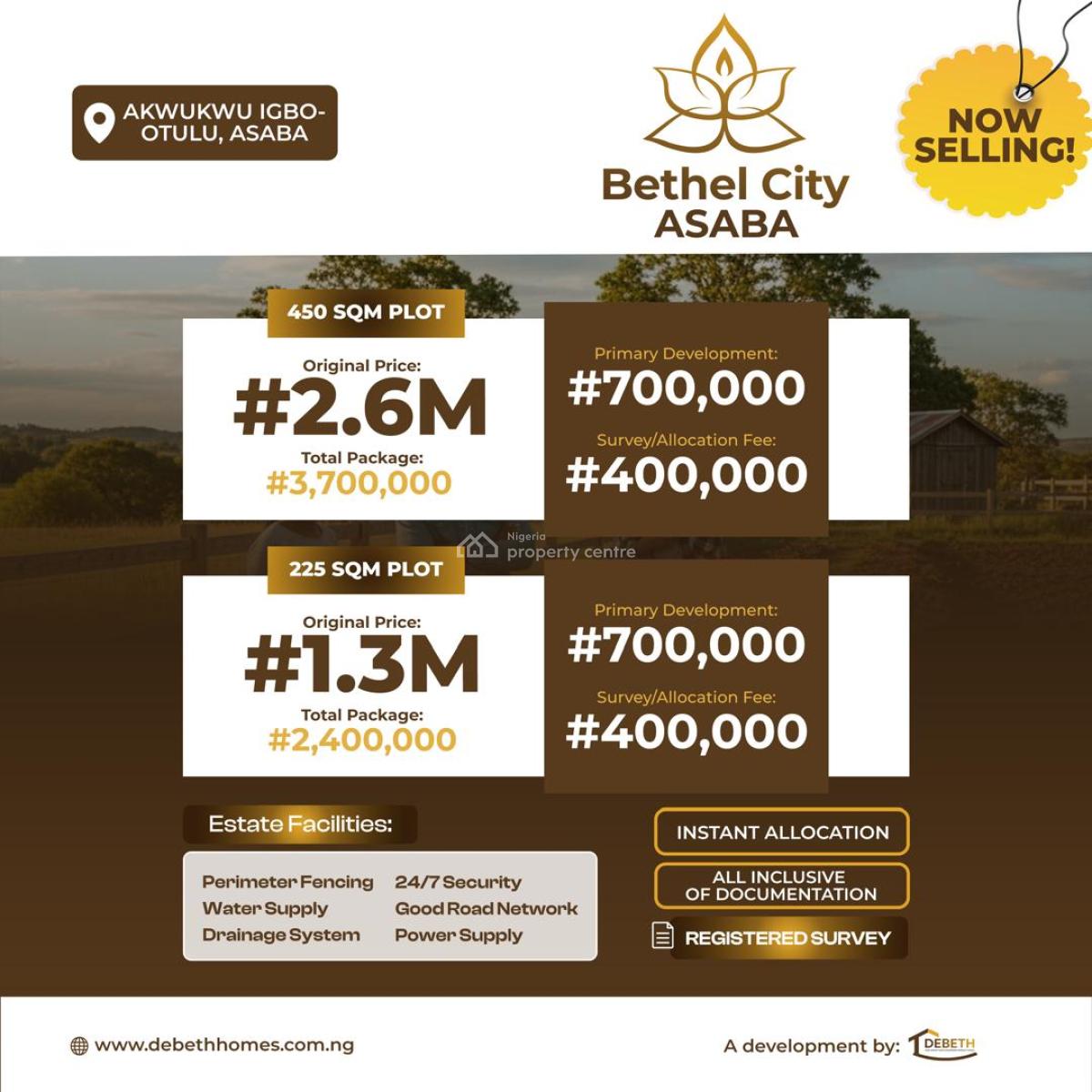 Verified Dry Land with Instant Allocation, Tingo Foods Processing Facility, National, Asaba International Airport, Asaba, Delta, Mixed-use Land for Sale
