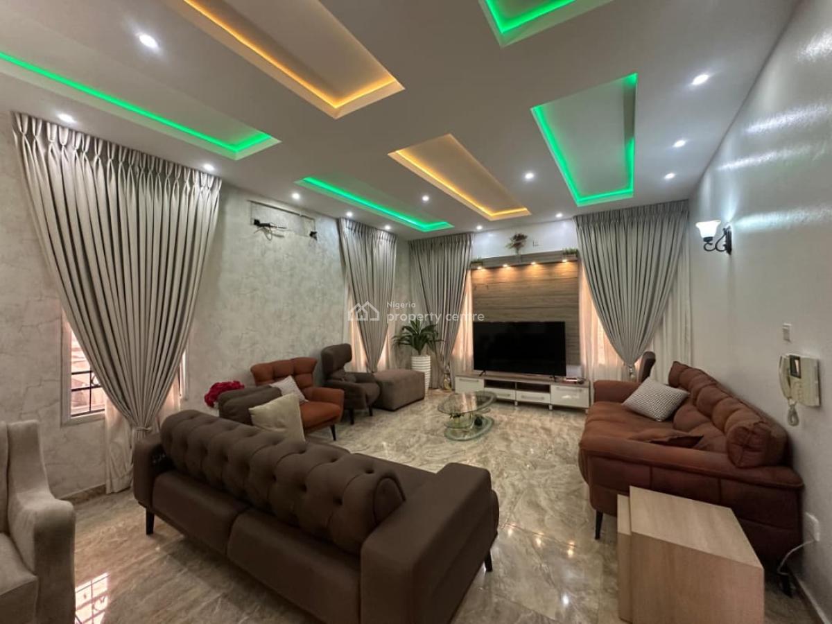 Self Serviced &unfurnished 5-bed Detached Duplex with Bq in an Estate, Lekki County, Ikota, Lekki, Lagos, Detached Duplex for Rent