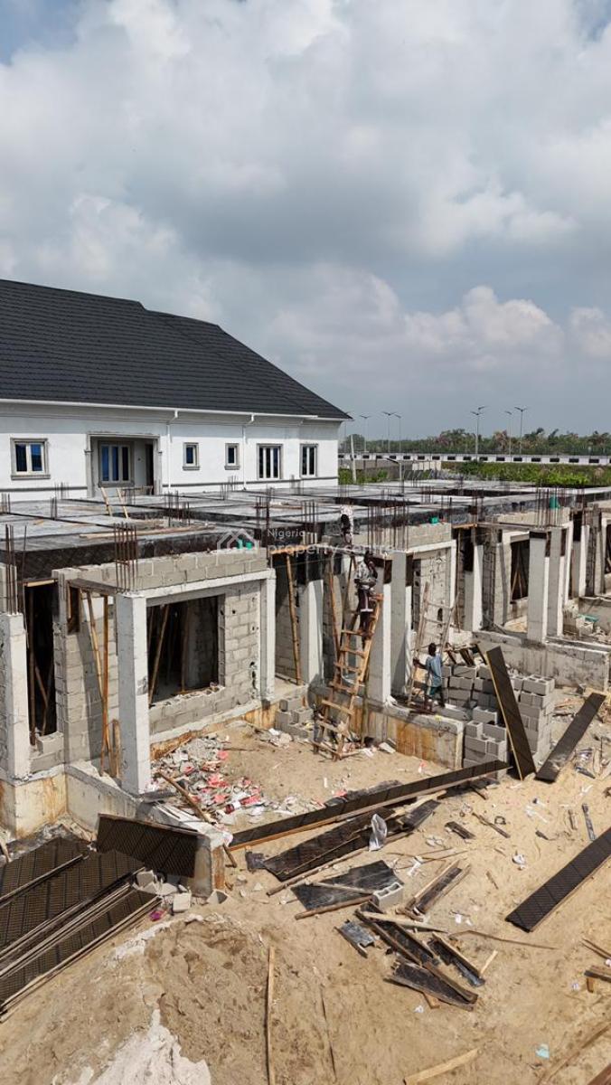 Lagos to Coastal Luxury Living: 3-bedroom Terrace + Studio Apartment, Atican Beach Resort Estate, Facing The Lagos to Calabar Coastal Road, Okun-ajah, Ajah, Lagos, Terraced Duplex for Sale