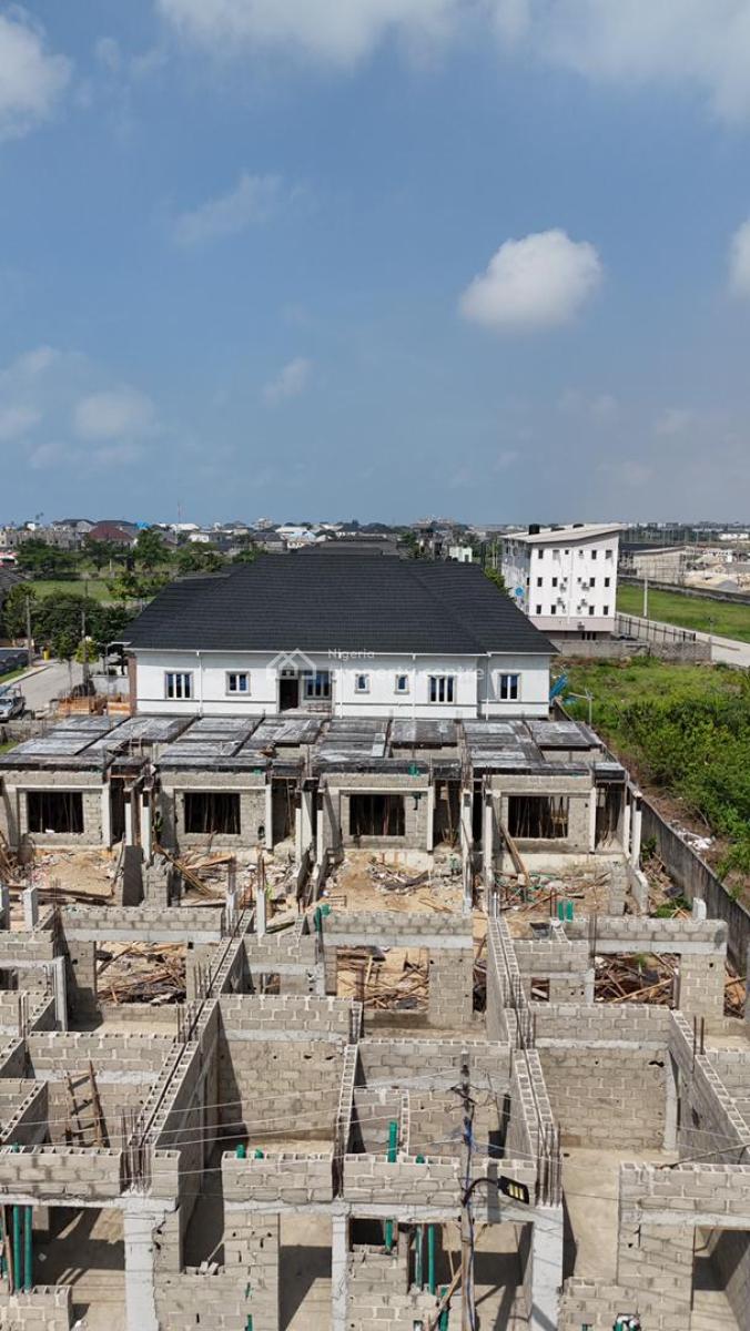 Lagos to Coastal Luxury Living: 3-bedroom Terrace + Studio Apartment, Atican Beach Resort Estate, Facing The Lagos to Calabar Coastal Road, Okun-ajah, Ajah, Lagos, Terraced Duplex for Sale