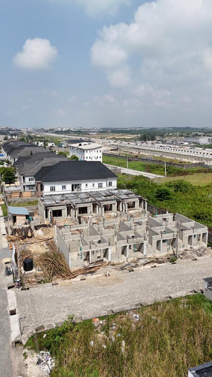 Lagos to Coastal Luxury Living: 3-bedroom Terrace + Studio Apartment, Atican Beach Resort Estate, Facing The Lagos to Calabar Coastal Road, Okun-ajah, Ajah, Lagos, Terraced Duplex for Sale