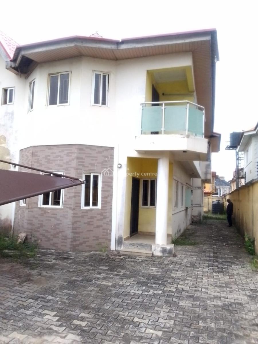 4 Bedroom Semi - Detached Building with 2 Rooms Bq, Admiralty Estate, New Road, Igbo Efon, Lekki, Lagos, Igbo Efon, Lekki, Lagos, Semi-detached Duplex for Sale