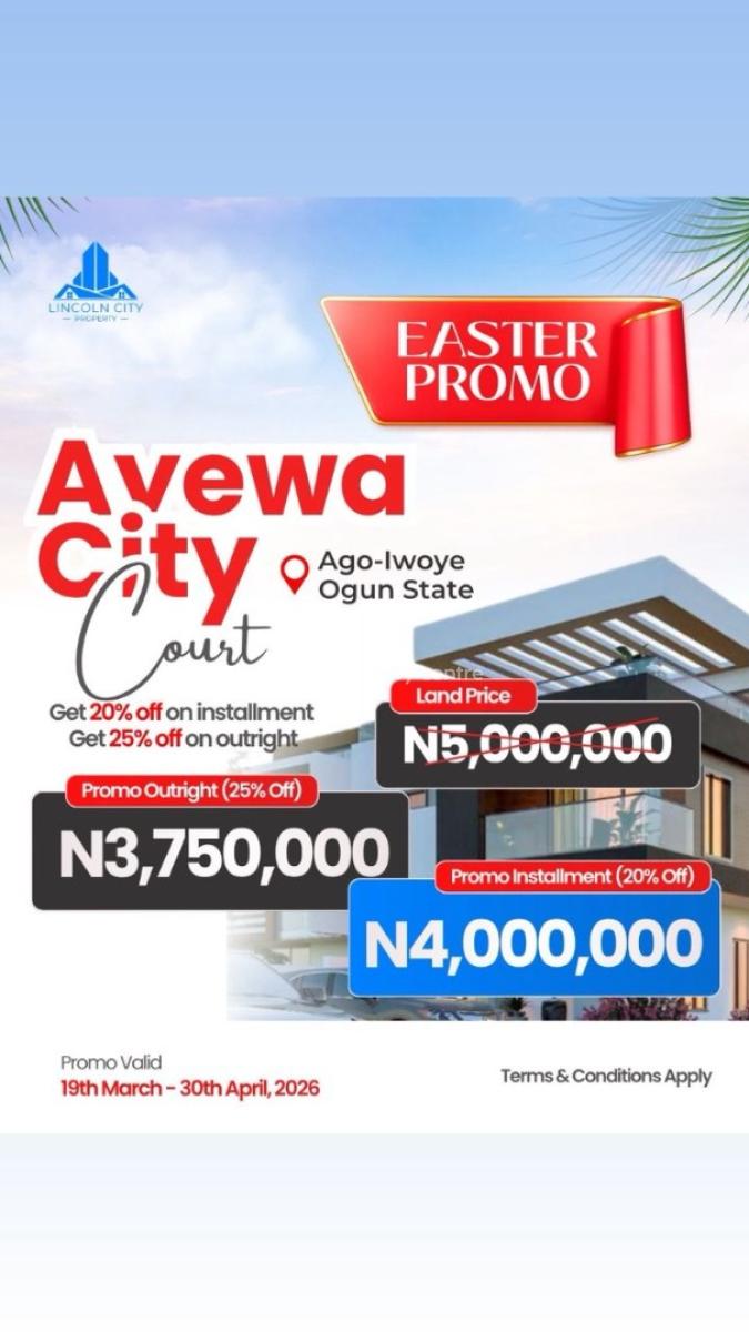 Affordable Plots of Residential Estate Land, Ayewa City Court, Ago Iwoye, Ijebu Ode, Ogun, Land for Sale