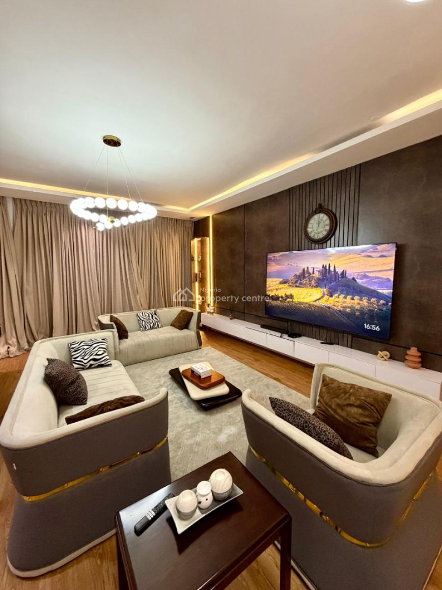 Luxury Waterfront 3-bedroom Furnished Apartment with Bq, Banana Island, Ikoyi, Lagos, Flat / Apartment for Rent