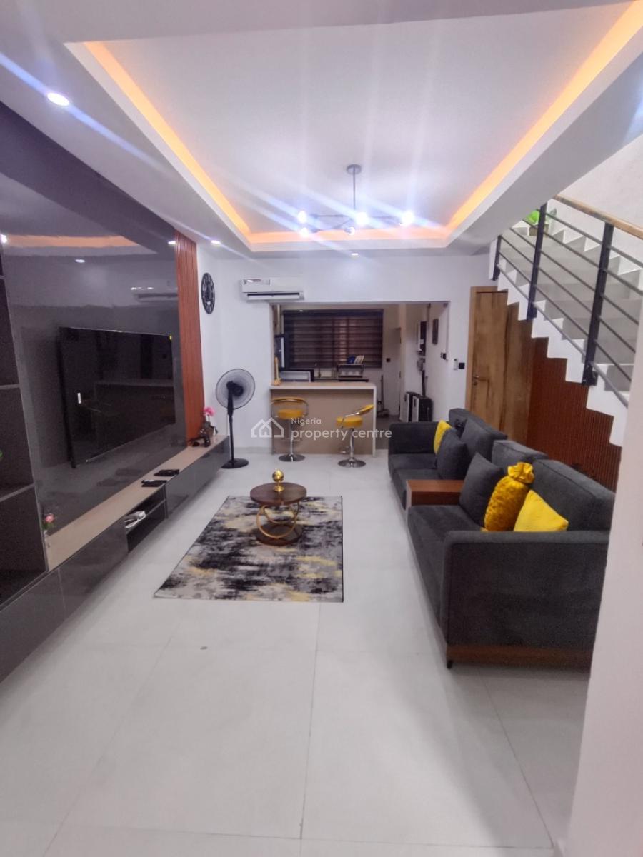 Fully Furnished 2bed Terrace Duplex, By Royal Gardens Estate., Ajiwe, Ajah, Lagos, Terraced Duplex for Rent