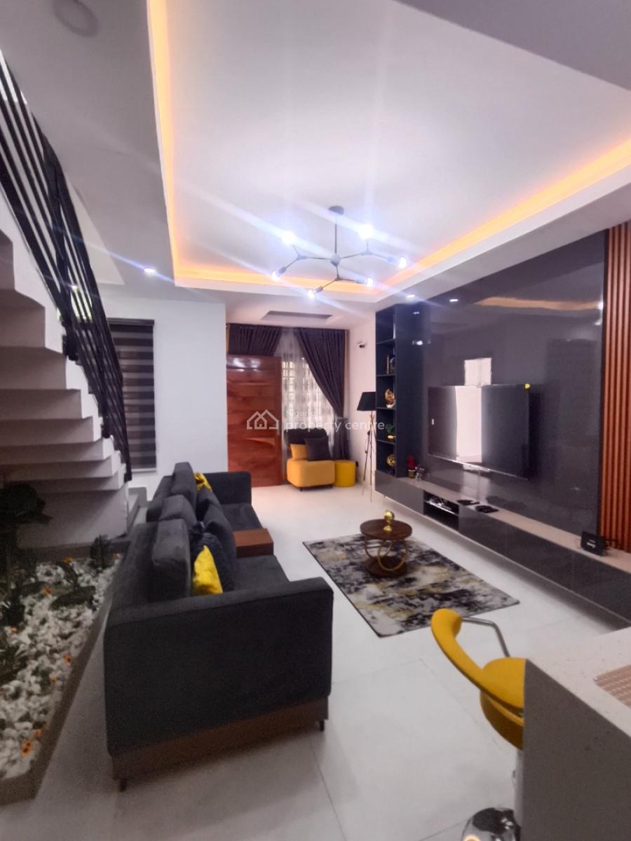 Fully Furnished 2bed Terrace Duplex, By Royal Gardens Estate., Ajiwe, Ajah, Lagos, Terraced Duplex for Rent