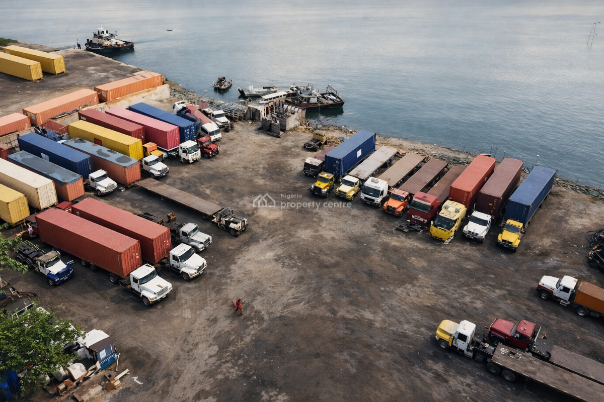 a Prime 12,480 Sqm Waterfront Land, Amuwo Odofin, Lagos, Industrial Land for Sale