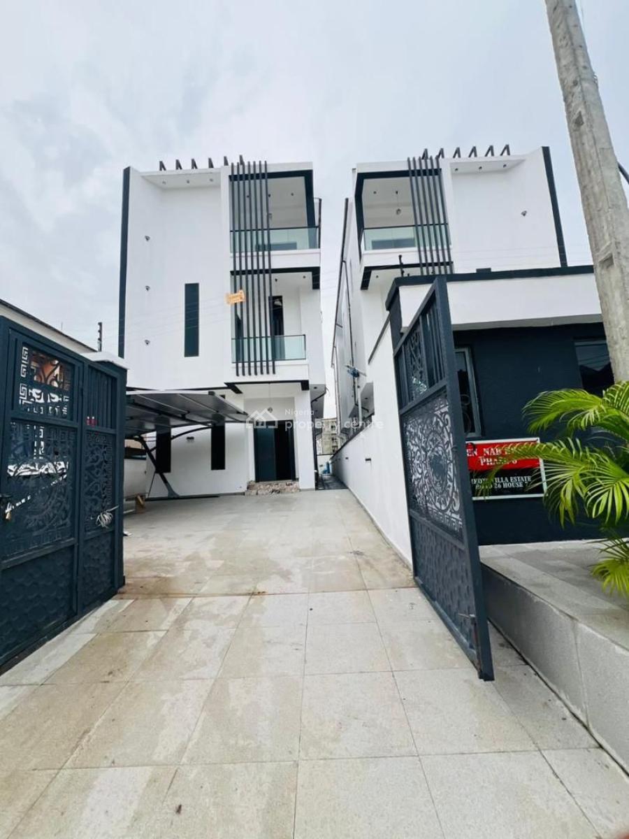5 Bedroom Fully Detached Duplex with Swimming Pool, Water Fountain, Po, Governor Consent & Building Approval, Ikota, Lekki, Lagos, Detached Duplex for Sale