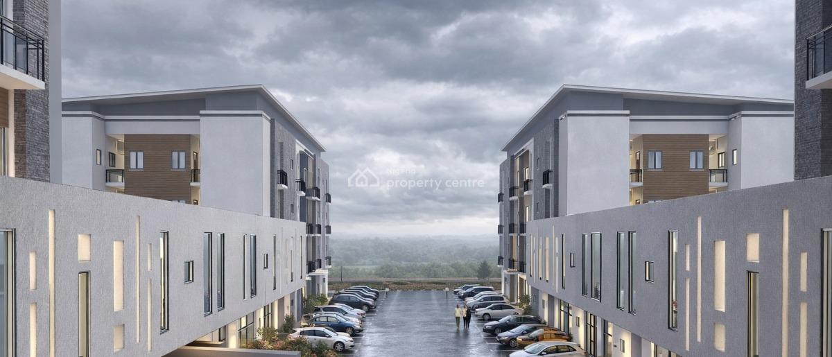 Spacious 1-bedroom Apartments Suitable for Aparthotel - Elevator&solar, The Vista, Jahi, Abuja, Flat / Apartment for Sale