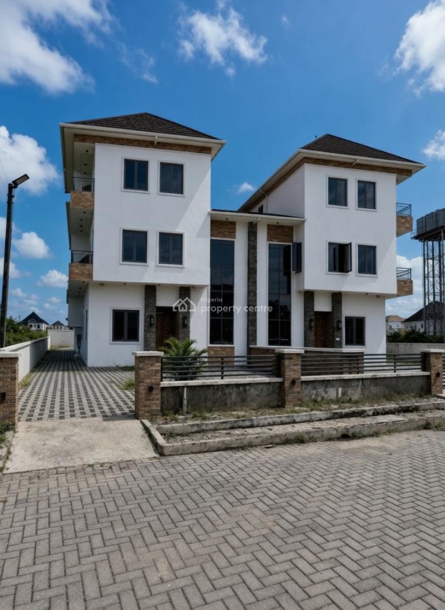 4 Bedroom Luxury Twin Duplexes, Chaplin Estate, Ogombo Road, Ajah, Lagos, Semi-detached Duplex for Sale