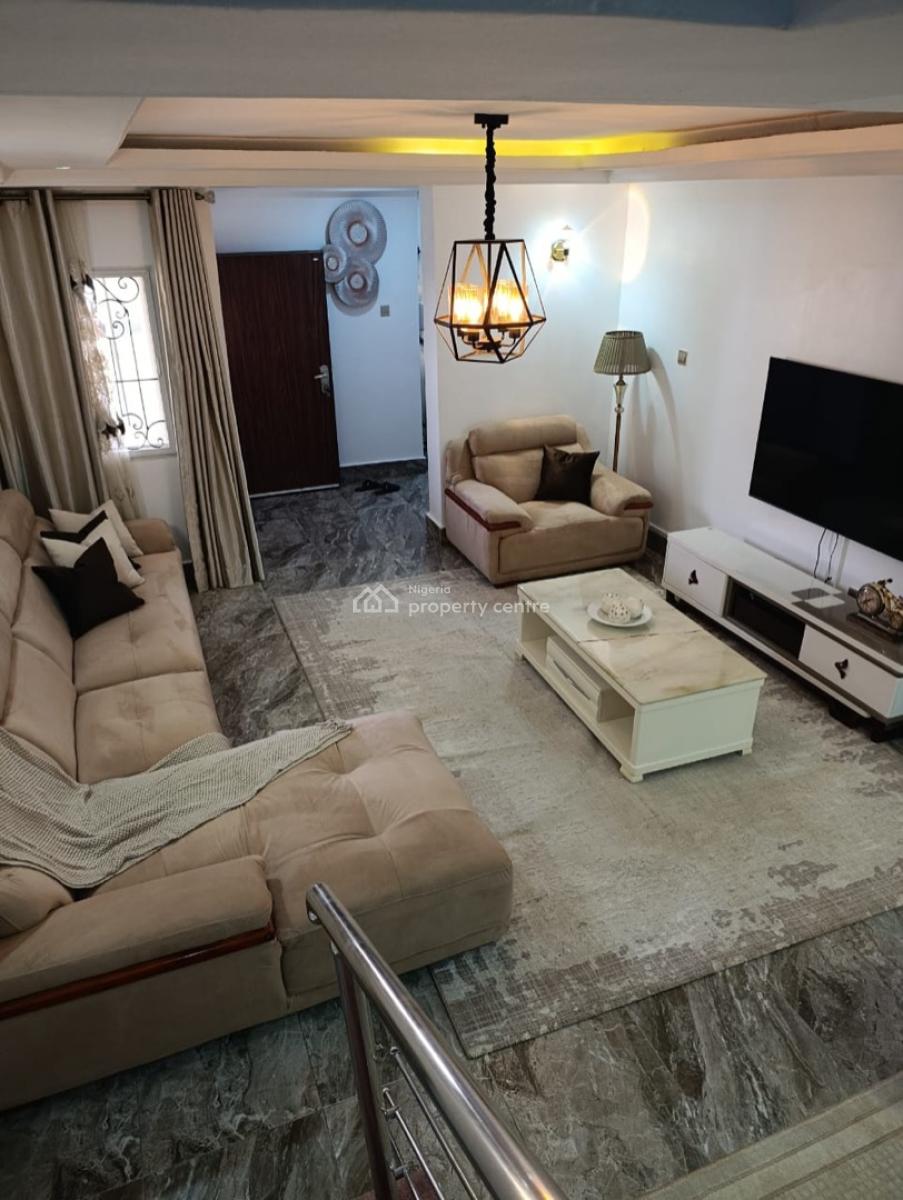 Refurbished & Luxury 4 Bedroom Serviced & Furnished Terrace Duplex,bq,, Serene & Well Secured Neighborhood, Katampe Extension, Katampe, Abuja, Terraced Duplex for Rent