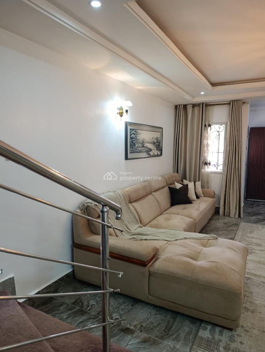 Refurbished & Luxury 4 Bedroom Serviced & Furnished Terrace Duplex,bq,, Serene & Well Secured Neighborhood, Katampe Extension, Katampe, Abuja, Terraced Duplex for Rent