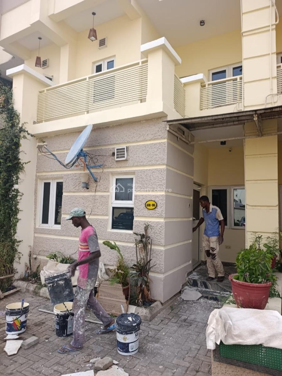 Refurbished & Luxury 4 Bedroom Serviced & Furnished Terrace Duplex,bq,, Serene & Well Secured Neighborhood, Katampe Extension, Katampe, Abuja, Terraced Duplex for Rent