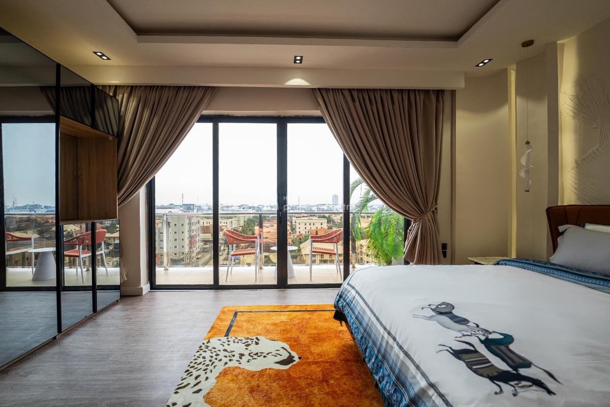 Ultra-modern,newly Furnished 4-bedroom Maisonette Pent, Lekki Phase 1, Lekki Phase 1, Lekki, Lagos, Flat / Apartment Short Let