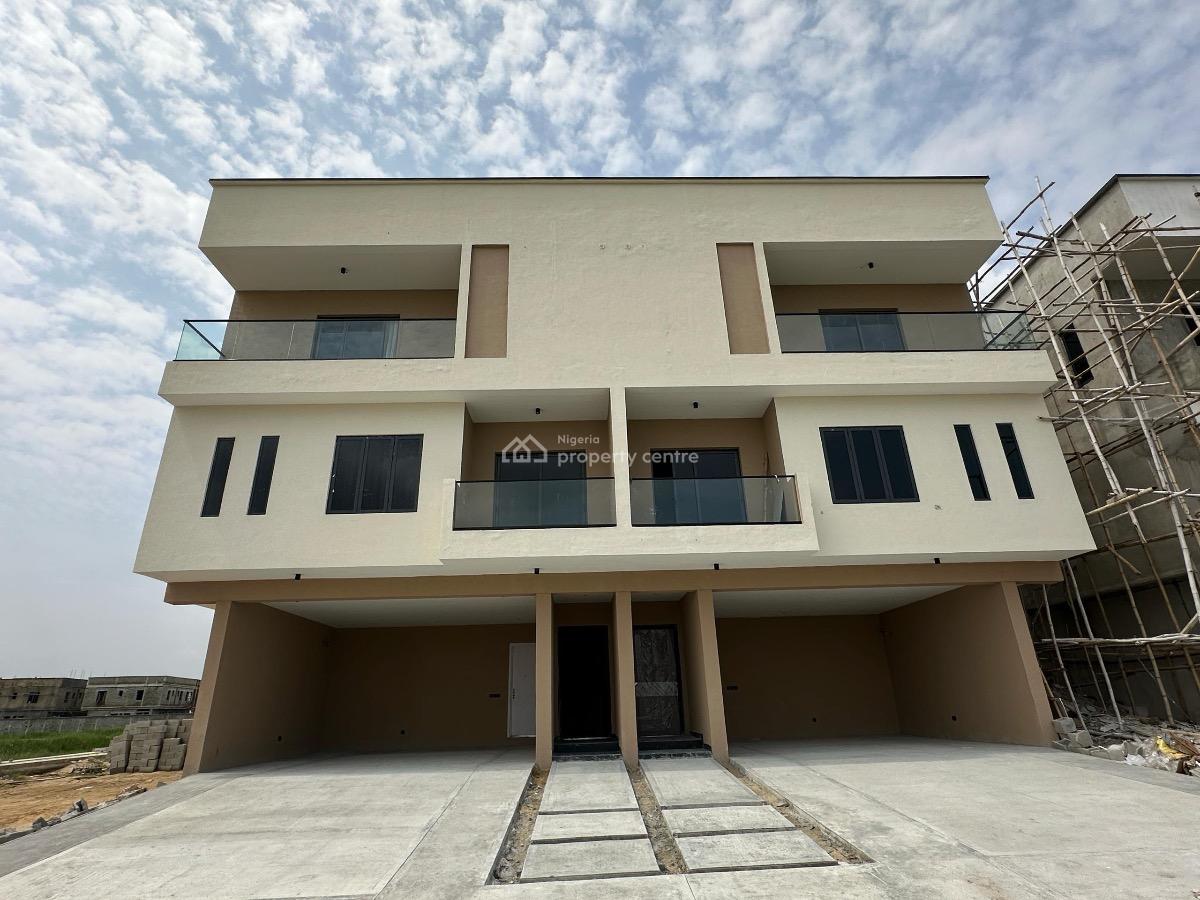 a Magnificent Contemporary Brand New  Automated Four Bedroom Semi-deta, Lagoon District, Lekki Foreshore Lekki Phase One, Lekki Phase 1, Lekki, Lagos, Semi-detached Duplex for Sale