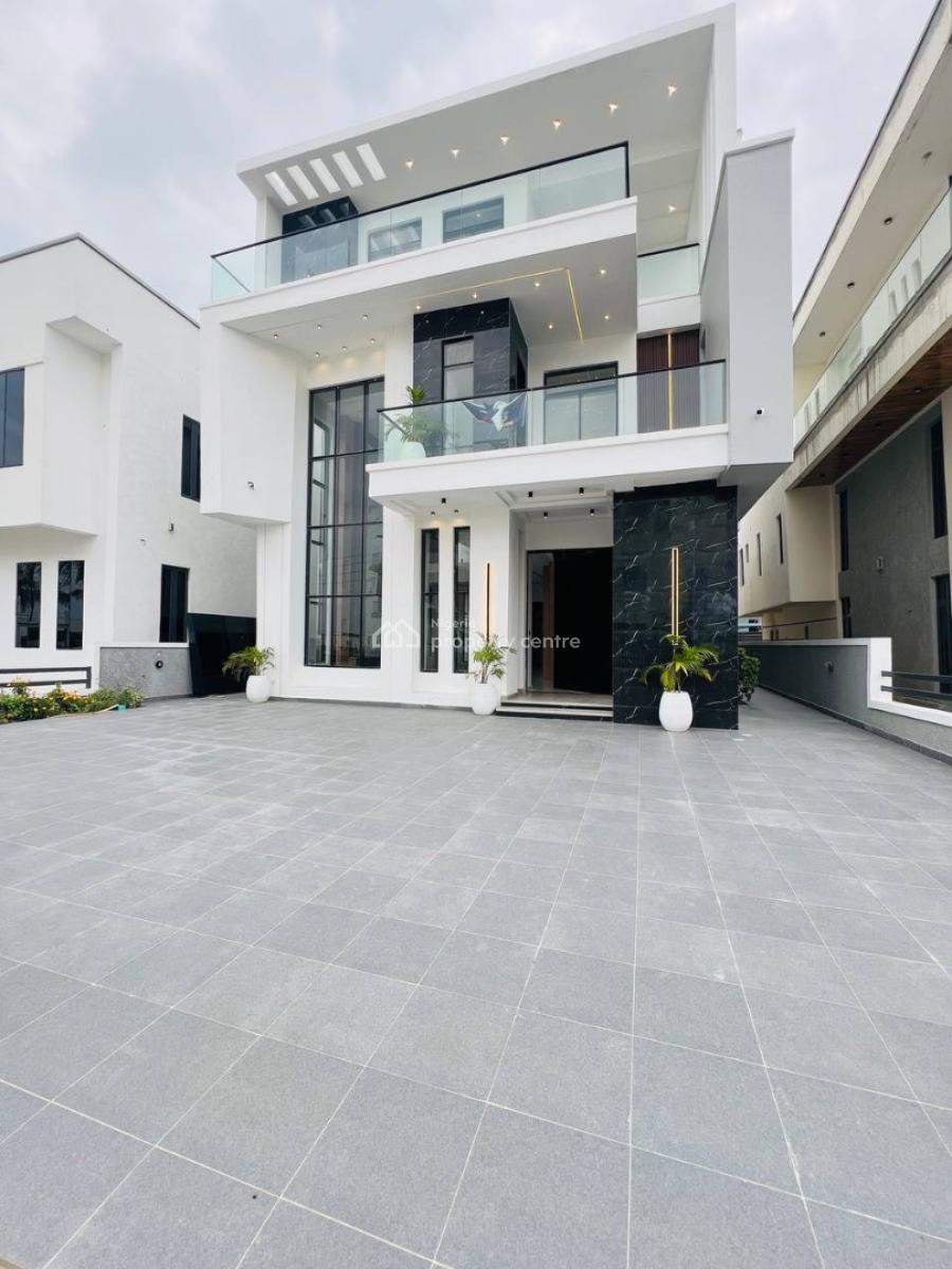 5 Bedroom Fully Detached Duplex+ Bq, Cinema, Rooftop Terrace, & Poo., Spacious Magnificent Home in The Best & Greenry Estate in Ikota, Ikota, Lekki, Lagos, Detached Duplex for Sale