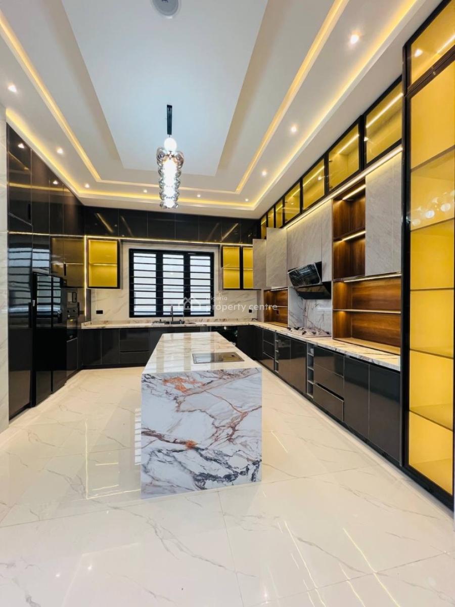 5 Bedroom Fully Detached Duplex+ Bq, Cinema, Rooftop Terrace, & Poo., Spacious Magnificent Home in The Best & Greenry Estate in Ikota, Ikota, Lekki, Lagos, Detached Duplex for Sale