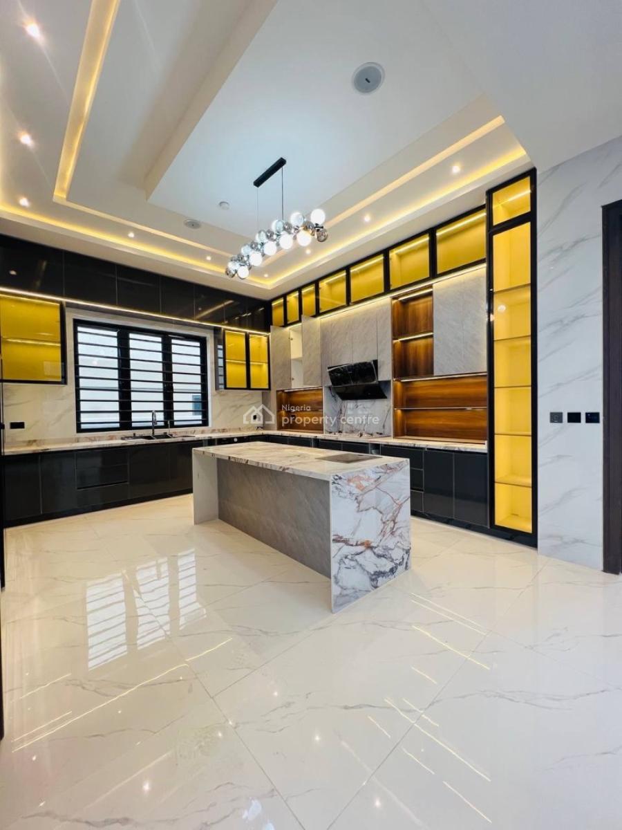 5 Bedroom Fully Detached Duplex+ Bq, Cinema, Rooftop Terrace, & Poo., Spacious Magnificent Home in The Best & Greenry Estate in Ikota, Ikota, Lekki, Lagos, Detached Duplex for Sale