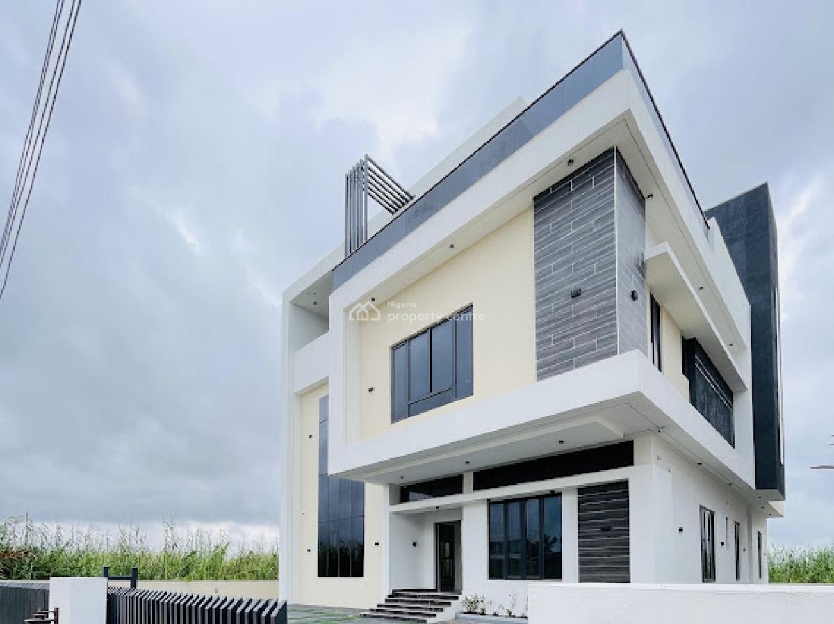 Gigantic 6 Bedroom Fully Detached Home + 2 Bqs, Cinema & Swimming Pool, Northern Foreshore Estate, Chevron, Lekki, Lagos, Detached Duplex for Sale