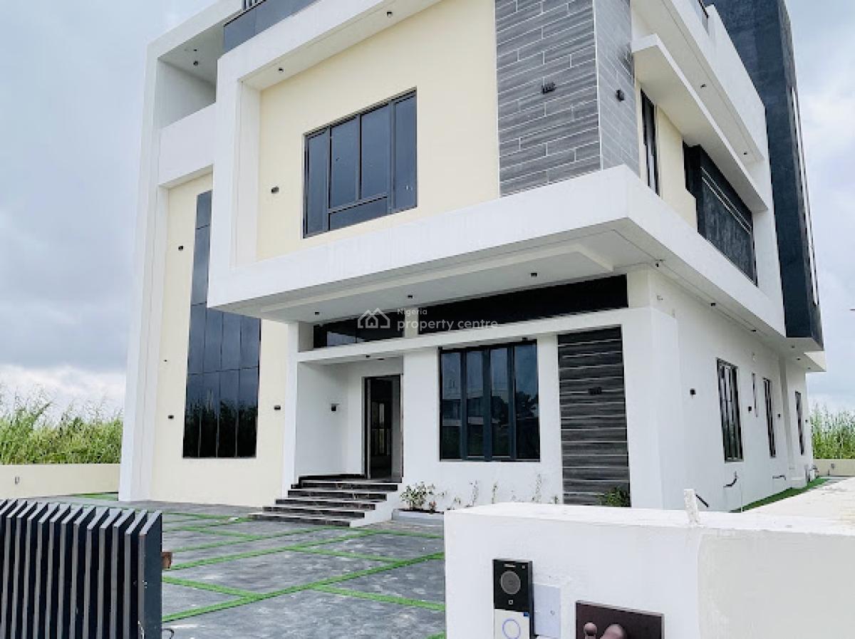Gigantic 6 Bedroom Fully Detached Home + 2 Bqs, Cinema & Swimming Pool, Northern Foreshore Estate, Chevron, Lekki, Lagos, Detached Duplex for Sale