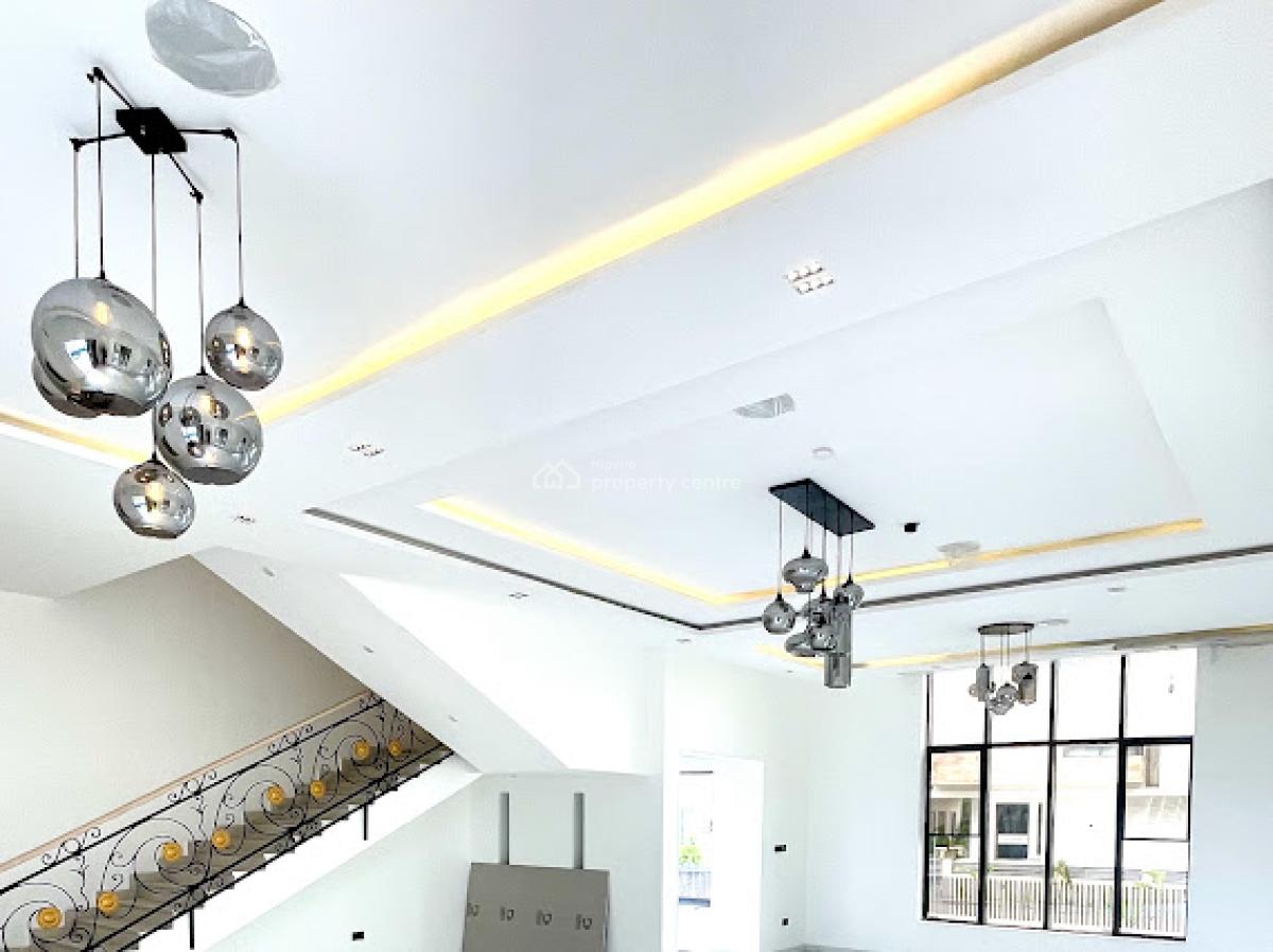 Gigantic 6 Bedroom Fully Detached Home + 2 Bqs, Cinema & Swimming Pool, Northern Foreshore Estate, Chevron, Lekki, Lagos, Detached Duplex for Sale