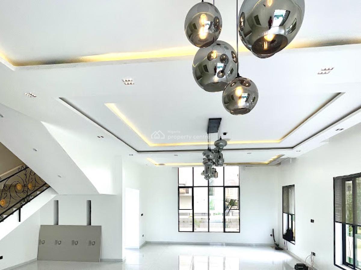 Gigantic 6 Bedroom Fully Detached Home + 2 Bqs, Cinema & Swimming Pool, Northern Foreshore Estate, Chevron, Lekki, Lagos, Detached Duplex for Sale