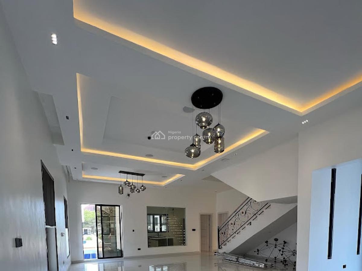 Exquisite Luxury Automated 5 Bedroom Duplex + 2 Room Bq, Cinema & Pool, Pinnock Beach Estate, Lekki, Lagos, Detached Duplex for Sale