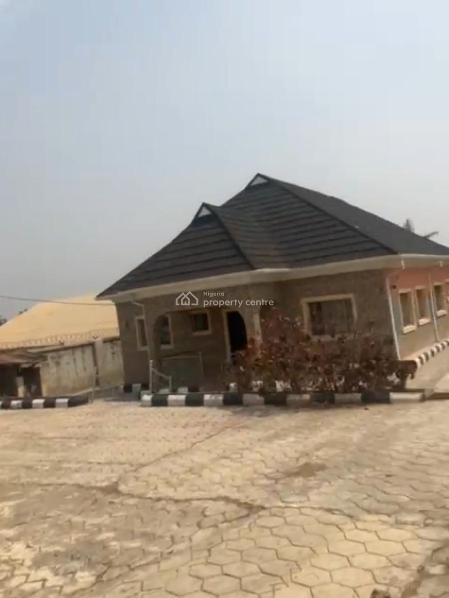 New Built 3 Bedroom Bungalow on 2 Plots, Agunbeleow, Osogbo, Osun, Detached Bungalow for Sale