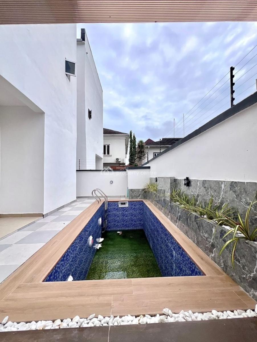 Exclusively Finished 5 Bedrooms Detached Luxury Home & Pool, Chevron, Lekki, Lagos, Detached Duplex for Sale