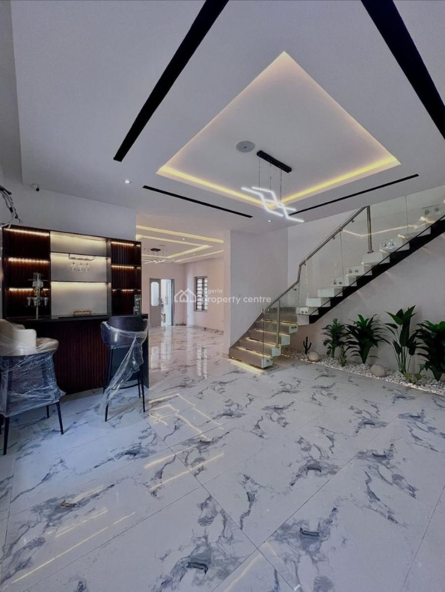Exclusively Finished 5 Bedrooms Detached Luxury Home & Pool, Chevron, Lekki, Lagos, Detached Duplex for Sale