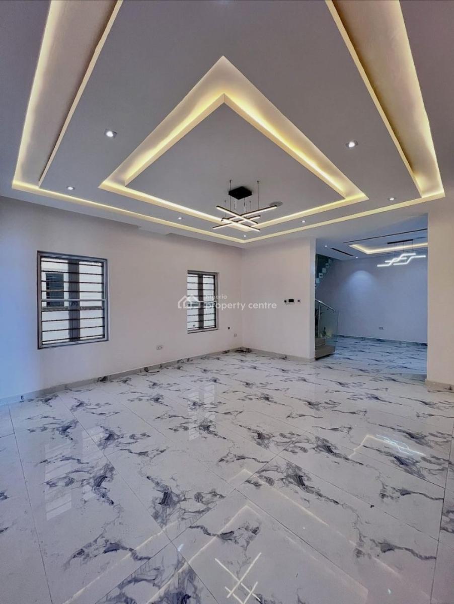 Exclusively Finished 5 Bedrooms Detached Luxury Home & Pool, Chevron, Lekki, Lagos, Detached Duplex for Sale