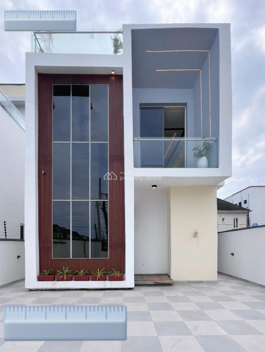 Exclusively Finished 5 Bedrooms Detached Luxury Home & Pool, Chevron, Lekki, Lagos, Detached Duplex for Sale