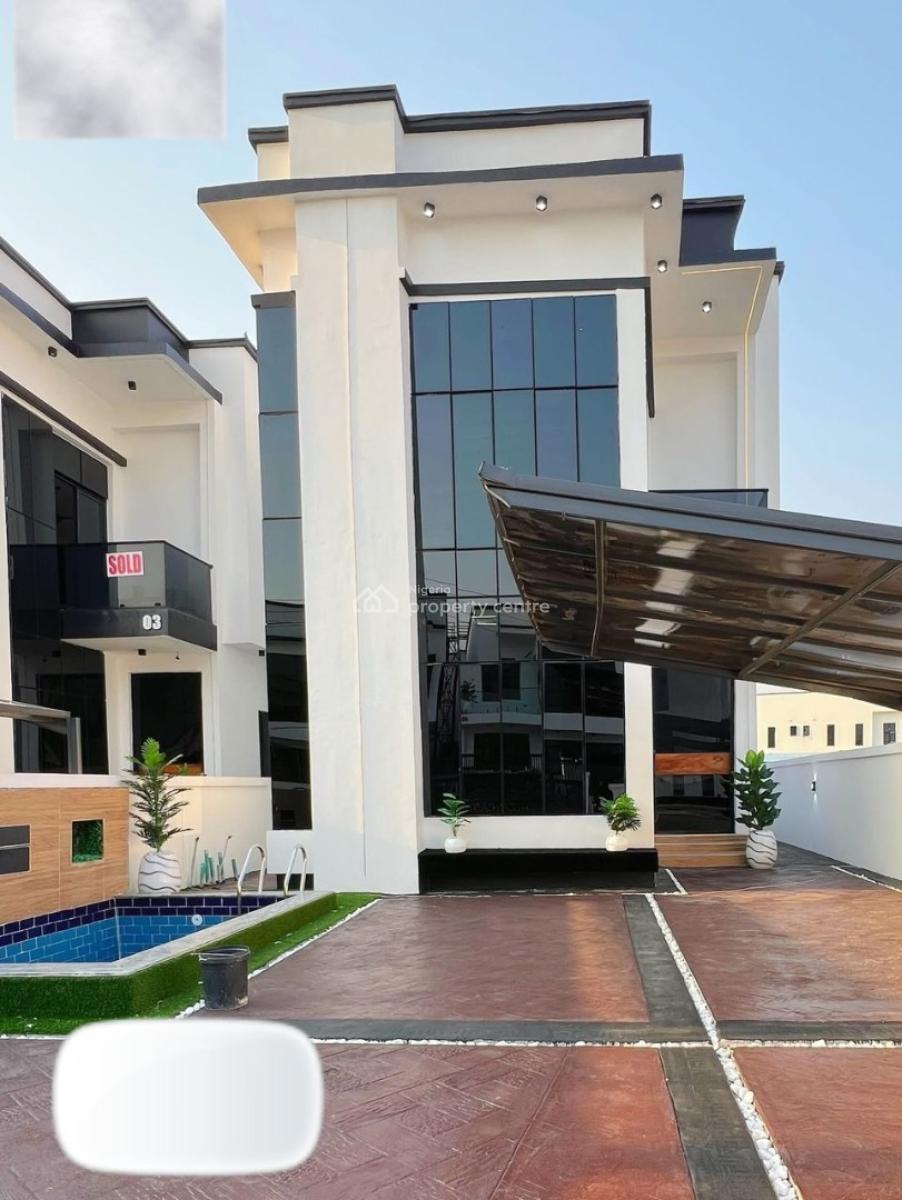 Exclusively Finished 5 Bedrooms Detached Luxury Home & Pool, Orchid, Lekki, Lagos, Detached Duplex for Sale