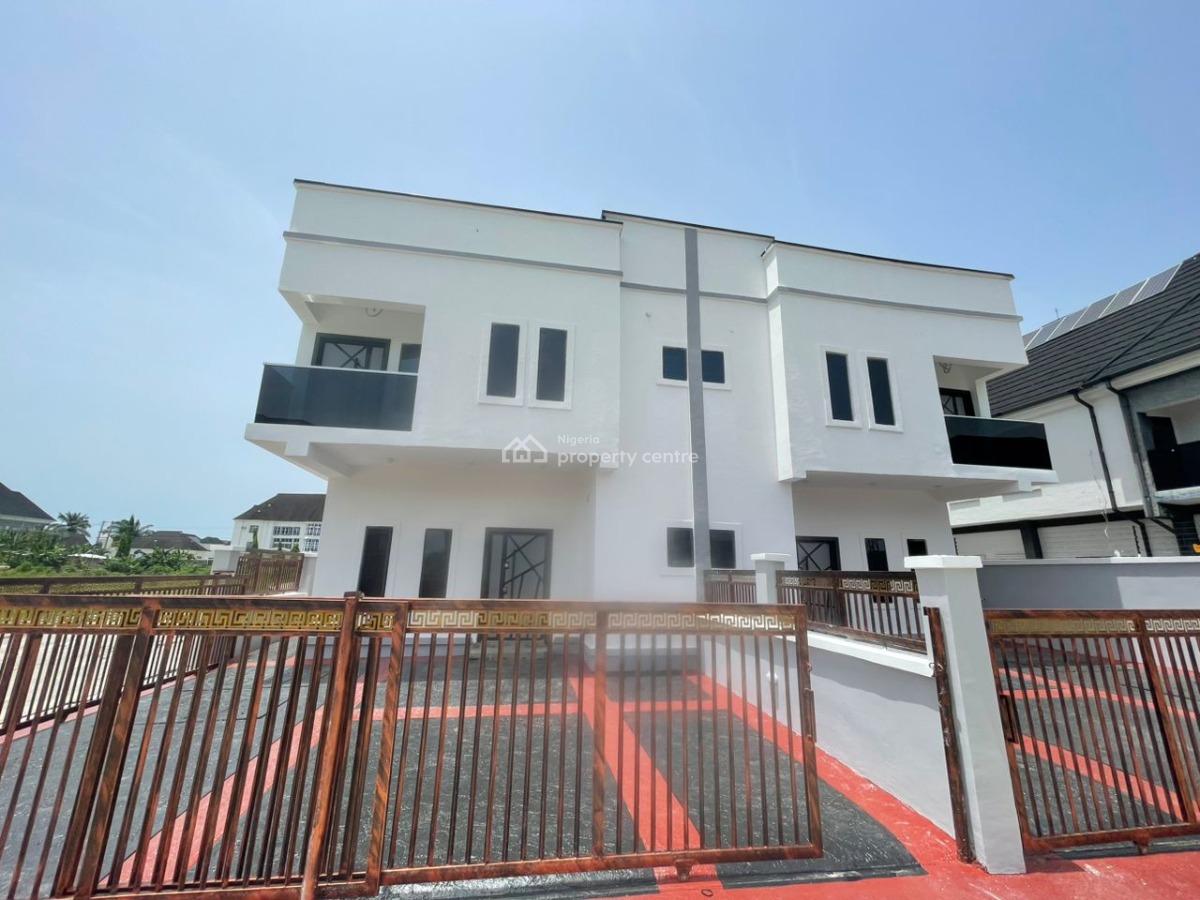 Lovely 4 Bedroom Semi Detached Duplex with Luxury Aesthetics, Elemoro, Bogije, Ibeju Lekki, Lagos, Semi-detached Duplex for Sale