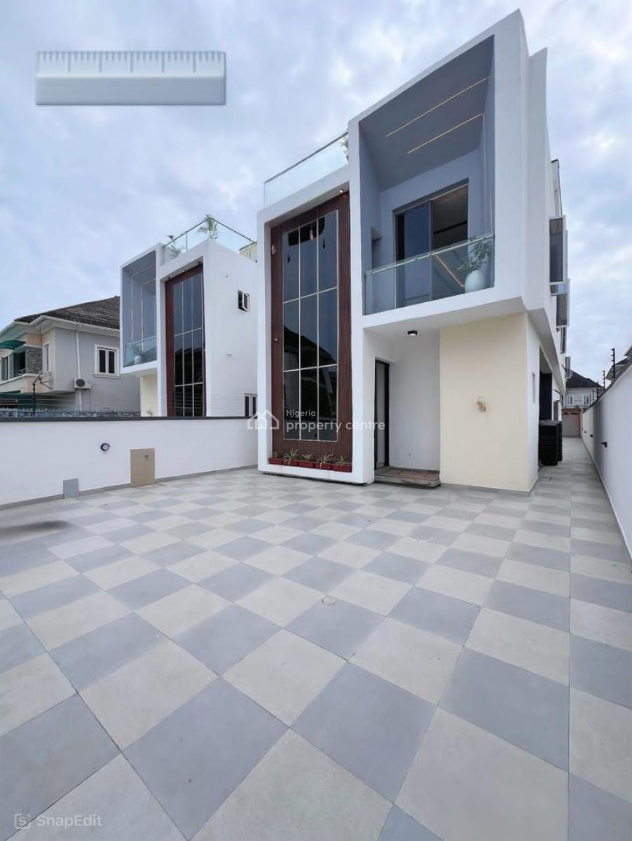 Exclusively Finished 5 Bedrooms Detached Luxury Home & Pool, Chevron, Lekki, Lagos, Detached Duplex for Sale