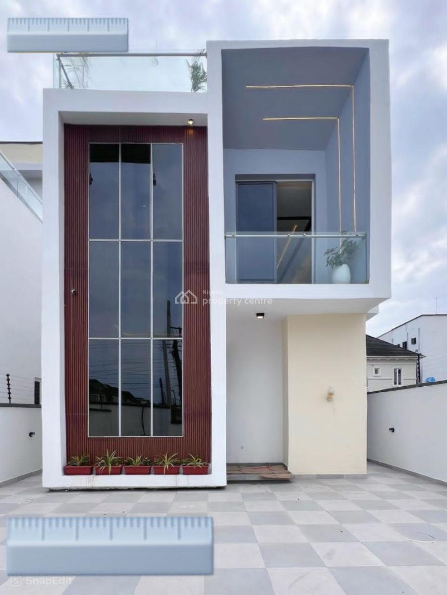 Exclusively Finished 5 Bedrooms Detached Luxury Home & Pool, Chevron, Lekki, Lagos, Detached Duplex for Sale