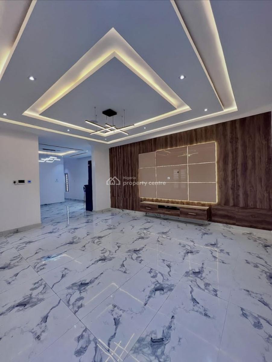 Exclusively Finished 5 Bedrooms Detached Luxury Home & Pool, Chevron, Lekki, Lagos, Detached Duplex for Sale