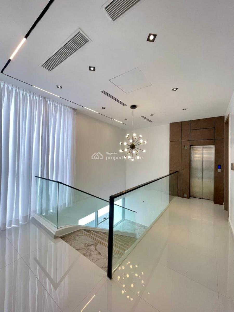 Outstandingly Finished Luxury 5 Bedroom Detached Smart Home with Elevator, Ikate, Lekki, Lagos, Detached Duplex for Sale