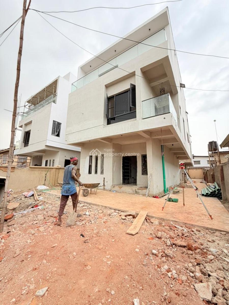 Modern Distinguish 4 Bedroom Detached Duplex Plus Bq, Adeniyi Jones, Ikeja, Lagos, Detached Duplex for Sale