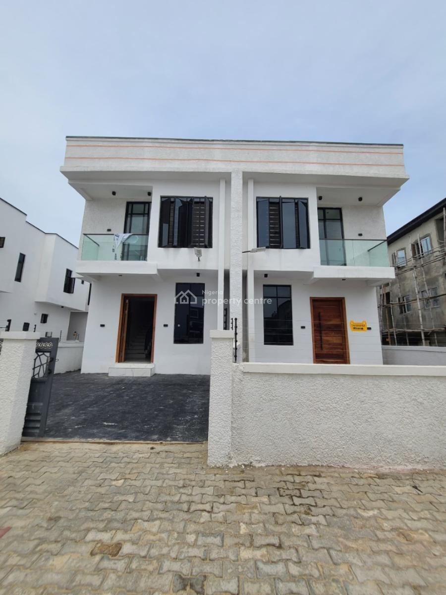 4 Bedroom Terrace + Bq, Ikota, Lekki, Lagos, House for Sale