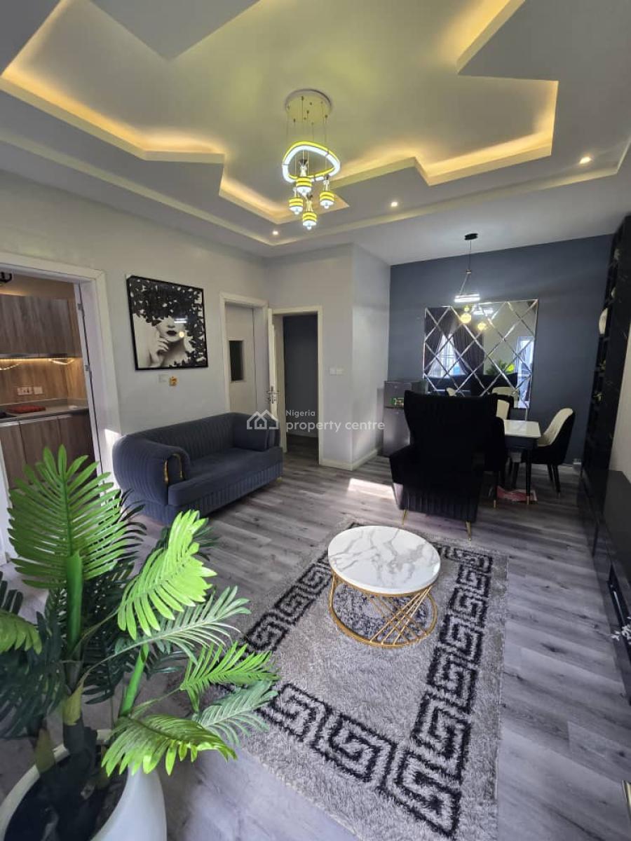 Luxury Furnished 1 Bedroom Apartment with Pool  & Bq Storage, Ikate Elegushi, Lekki, Lagos, Mini Flat (room and Parlour) for Rent