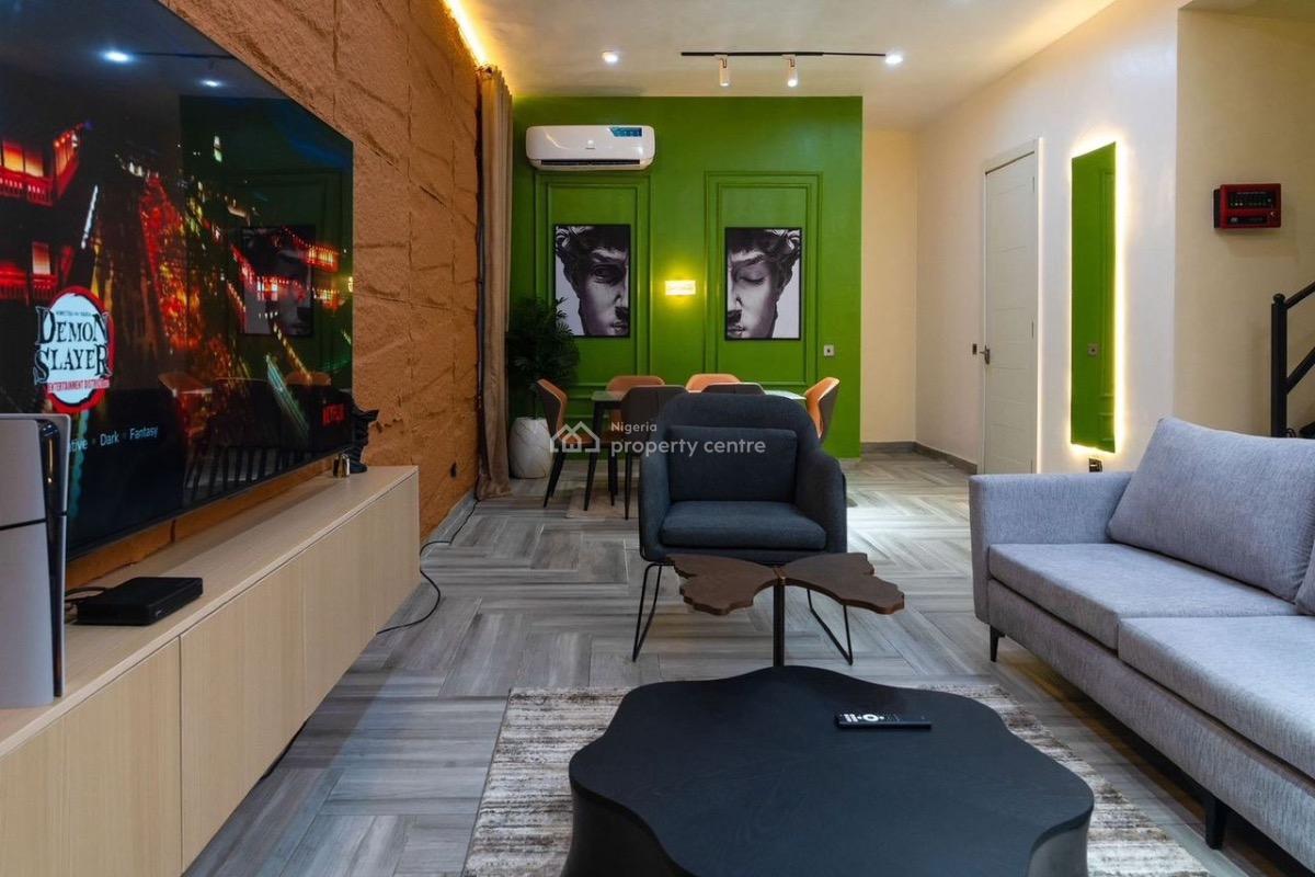 a Beautiful 4-bedroom Apartment Designed with Impeccable Interiors, African Lane, Lekki Phase 1, Lekki, Lagos, Flat / Apartment Short Let