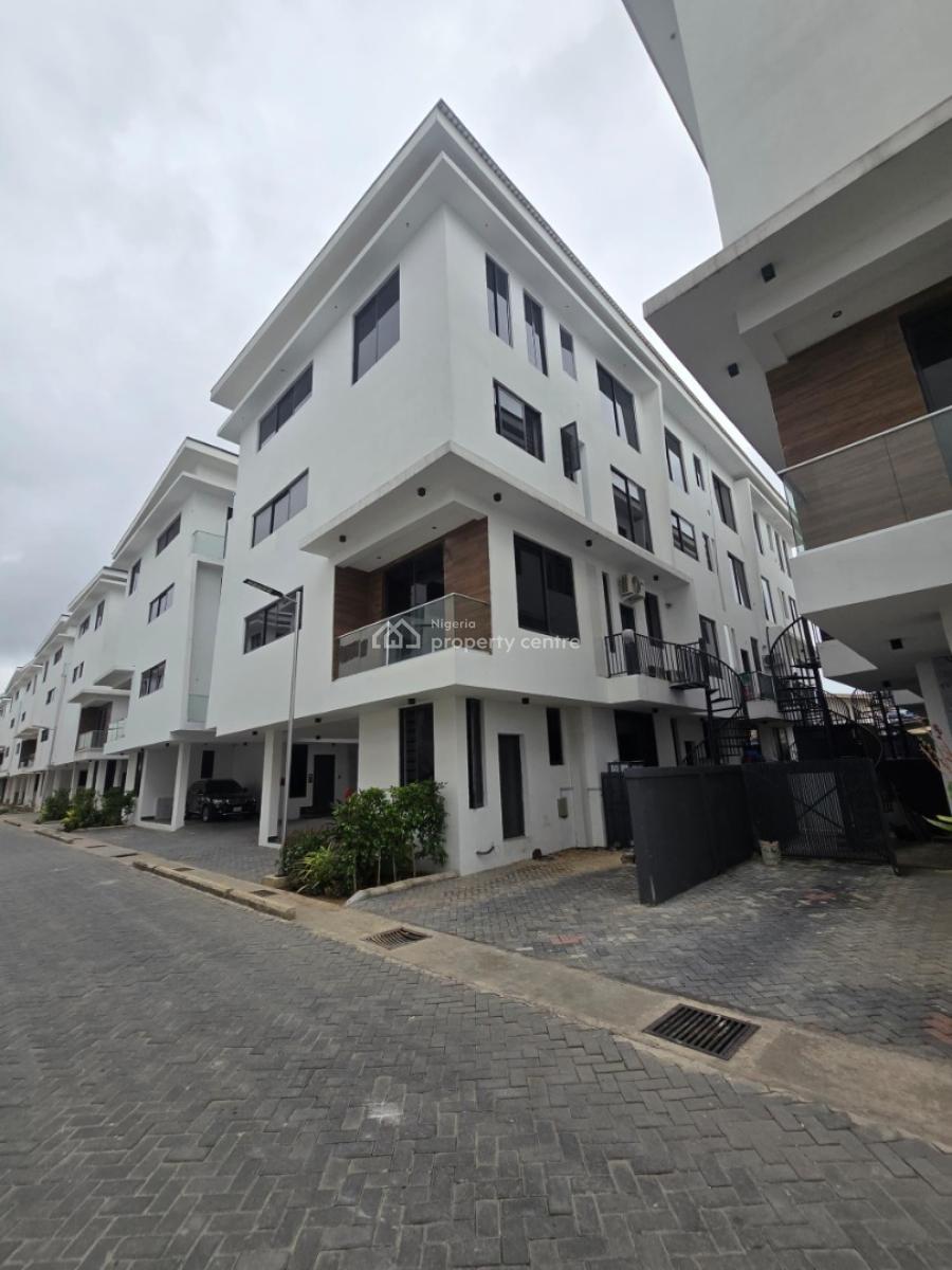 Newly Built 4 Bedrooms Terrace with Bq, Keffi, Off Awolowo Road, Ikoyi, Lagos, Block of Flats for Sale