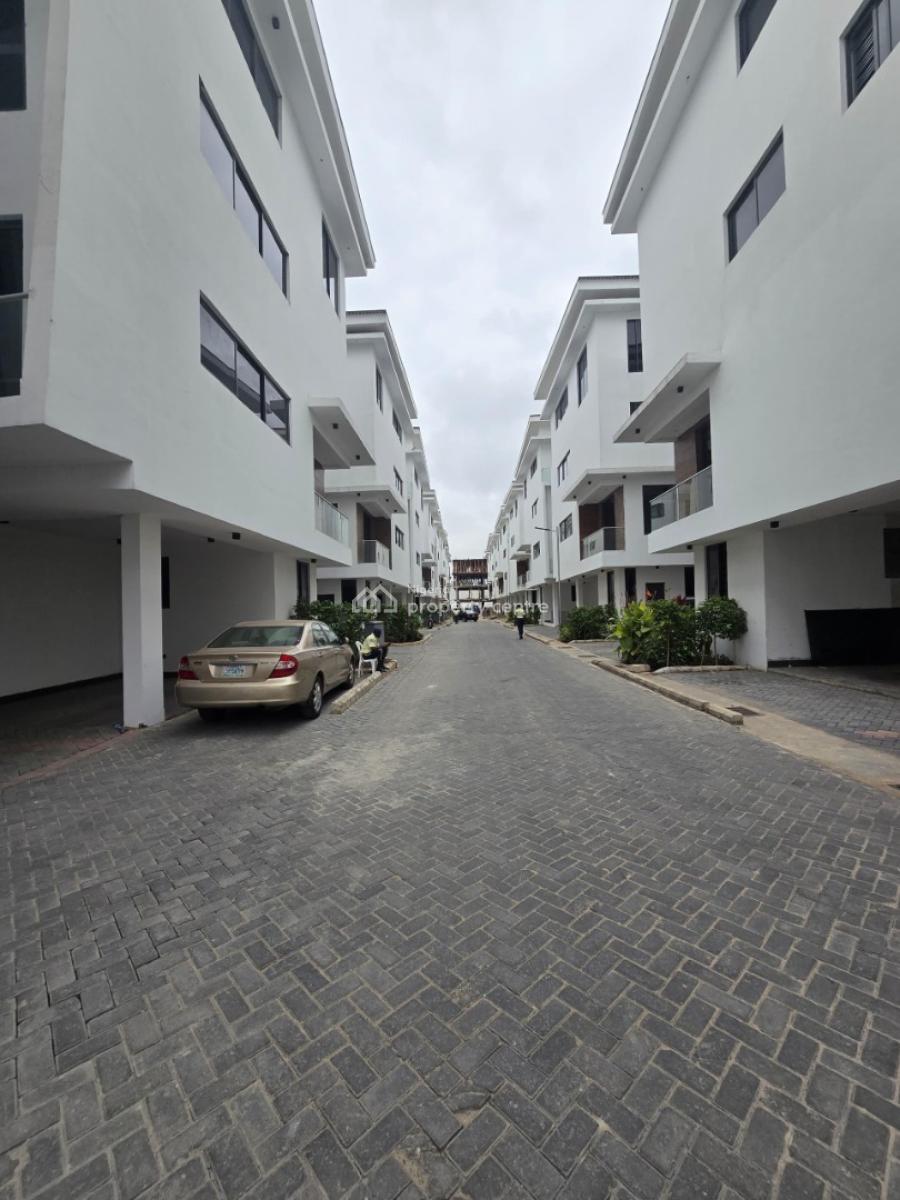 Newly Built 4 Bedrooms Terrace with Bq, Keffi, Off Awolowo Road, Ikoyi, Lagos, Block of Flats for Sale