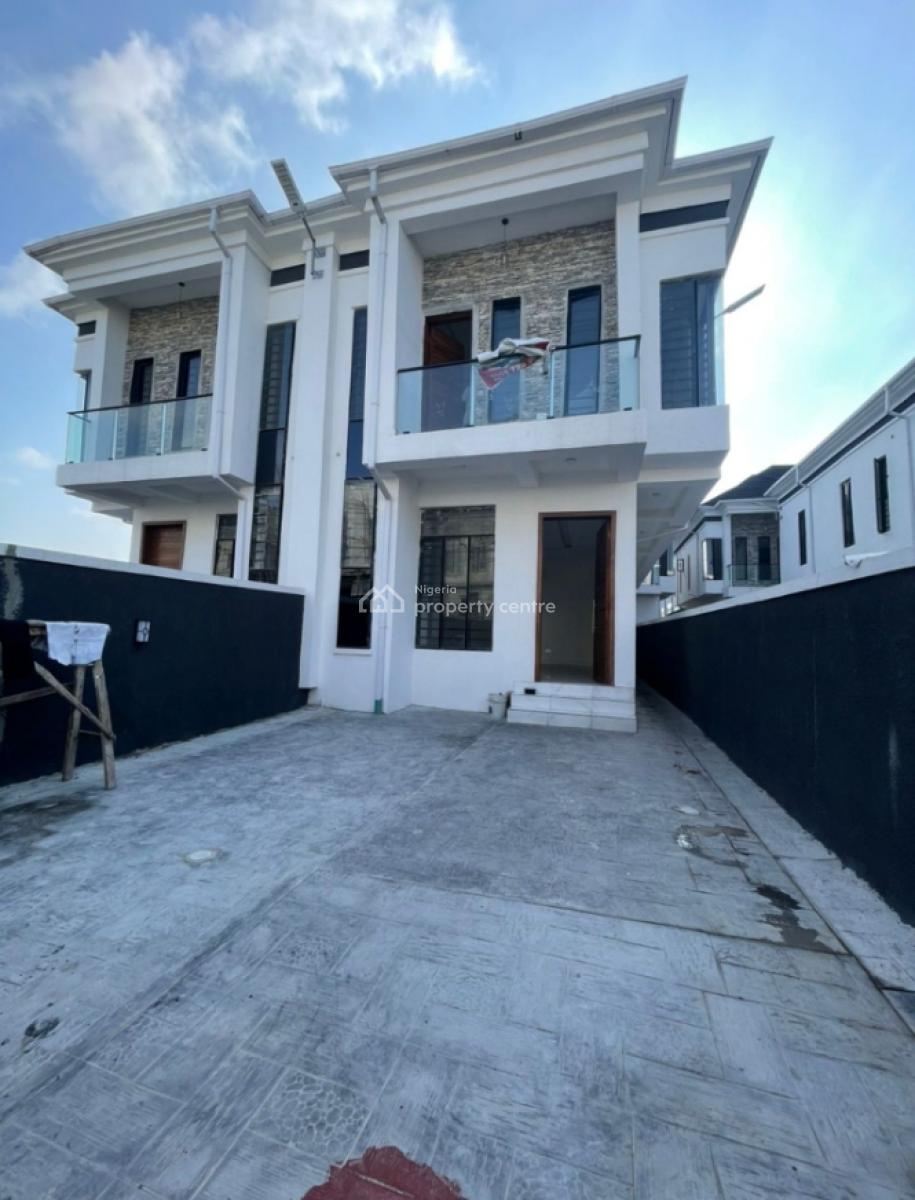 4 Bedrooms Semi Detached Duplex with Bq, Ikota, Lekki, Lagos, Semi-detached Duplex for Sale
