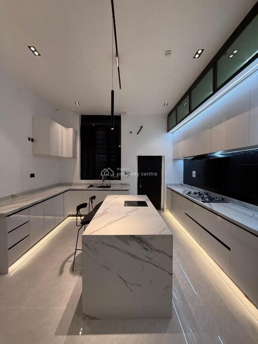 Luxury Five Bedroom Fully Detached Duplex with Bq, Orhid Road, Off Chevron, Lekki Phase 2, Lekki, Lagos, Detached Duplex for Sale