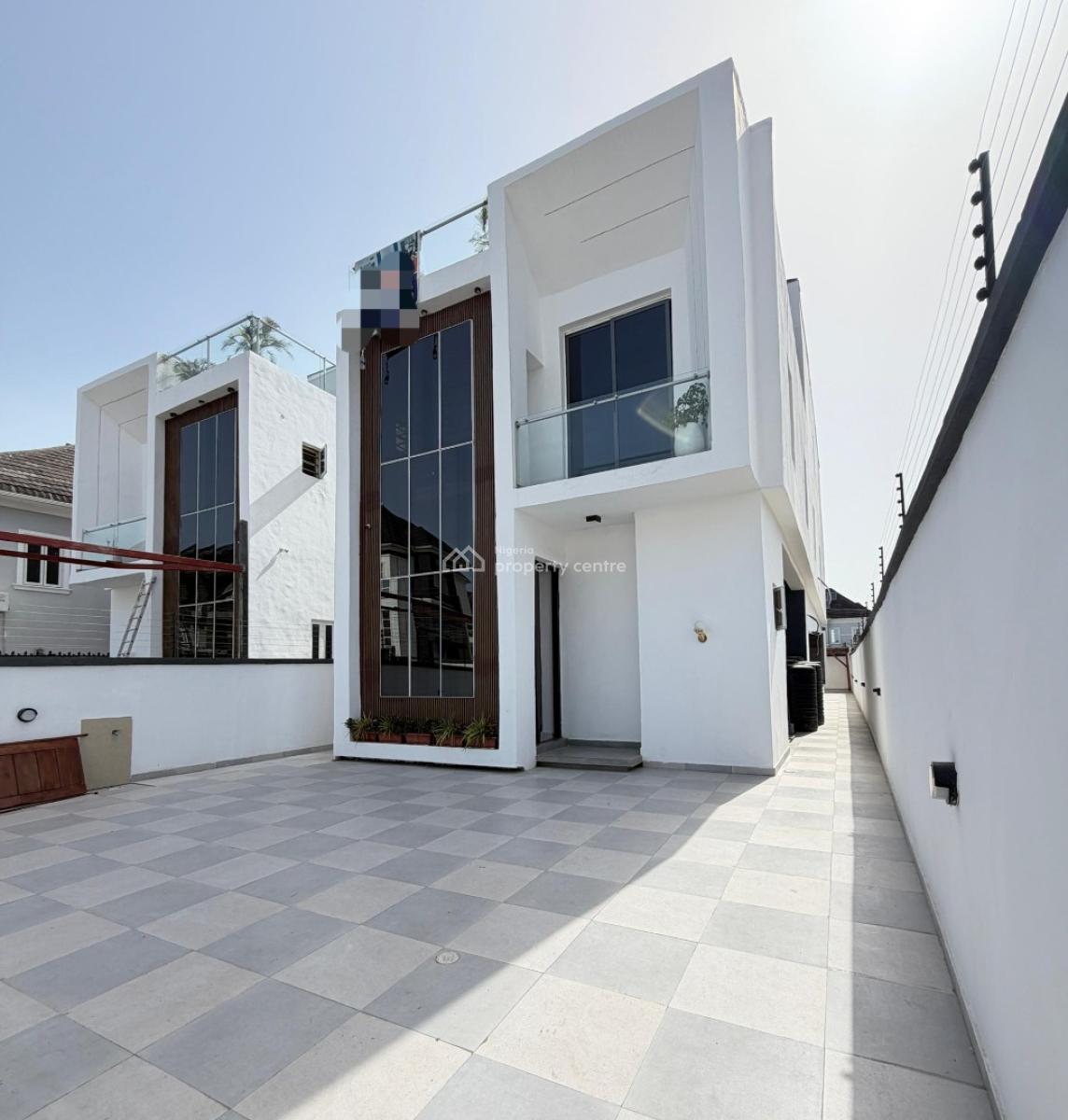 : a Well Crafted 5 Bedroom Fully Detached Duplex  with Bq, Swimming Po, Chevron, Lekki, Lagos, Detached Duplex for Sale