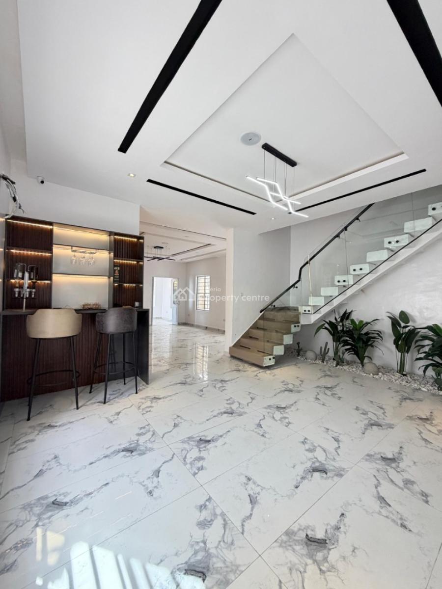 : a Well Crafted 5 Bedroom Fully Detached Duplex  with Bq, Swimming Po, Chevron, Lekki, Lagos, Detached Duplex for Sale